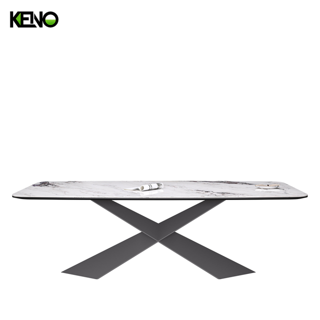 Sintered Stone Dining Table Custom Home Furniture Luxury Design for Dining Room and Living Room