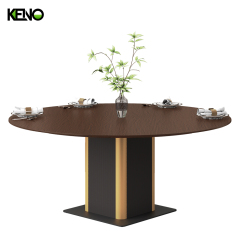 Wood Grain Dining Table Customization Home Furniture for Small Space and Large Dining Room