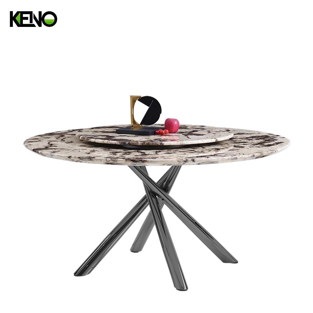 Sintered Stone Dining Table Wholesale Home Furniture Set with Comfortable Home Chair for Daily Use