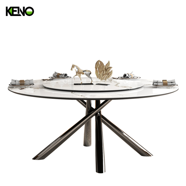Sintered Stone Dining Table Customization Home Furniture Factory Direct Wholesale for Hotel Use