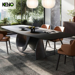 Dining Table Black Table Legs Factory Customization Luxury Home Furniture for Interior Design