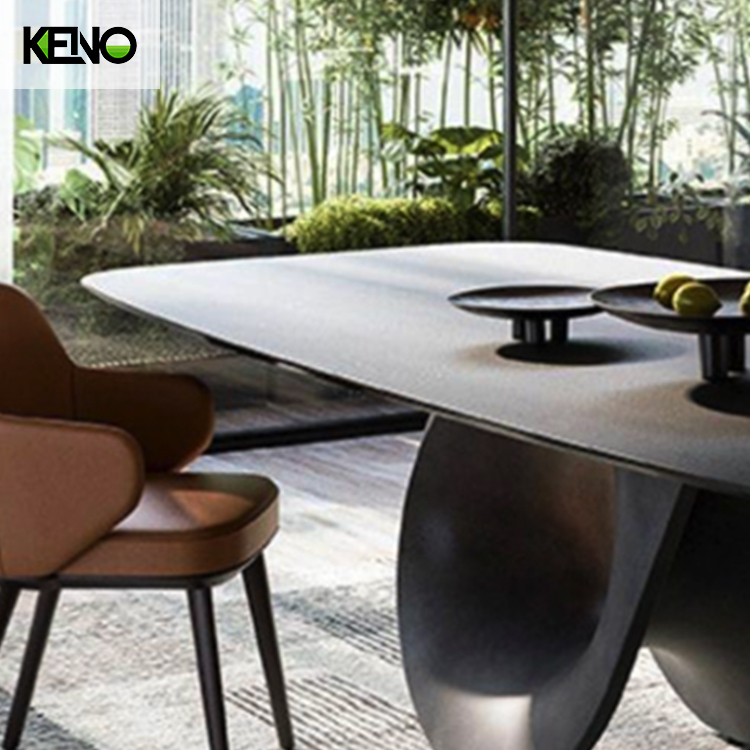 Dining Table Black Table Legs Factory Customization Luxury Home Furniture for Interior Design