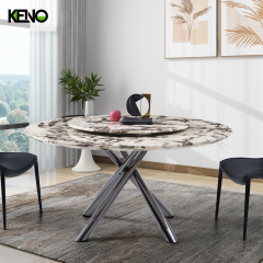 Sintered Stone Dining Table Wholesale Home Furniture Set with Comfortable Home Chair for Daily Use