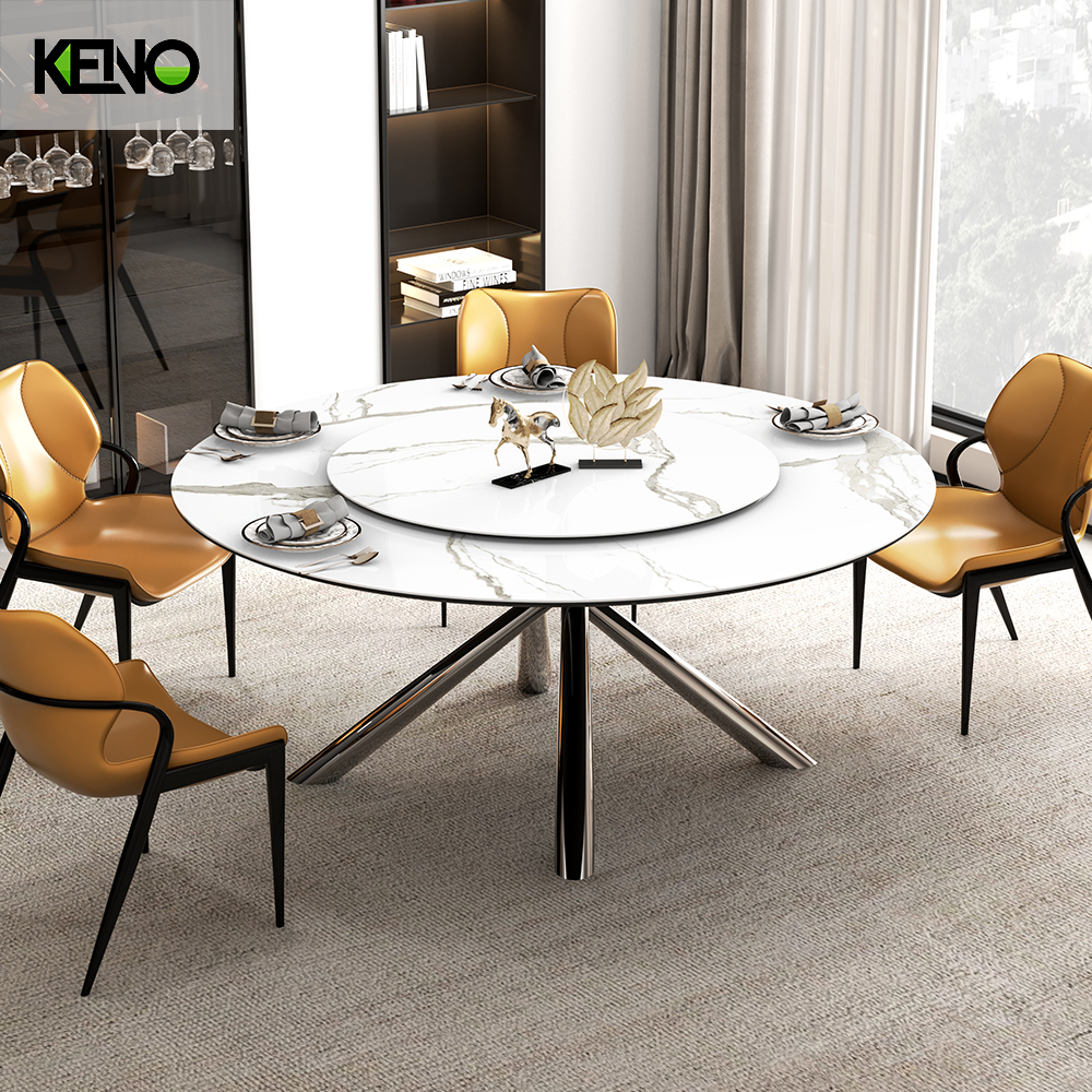 Sintered Stone Dining Table Customization Home Furniture Factory Direct Wholesale for Hotel Use