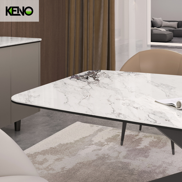 Sintered Stone Dining Table Custom Home Furniture Luxury Design for Dining Room and Living Room