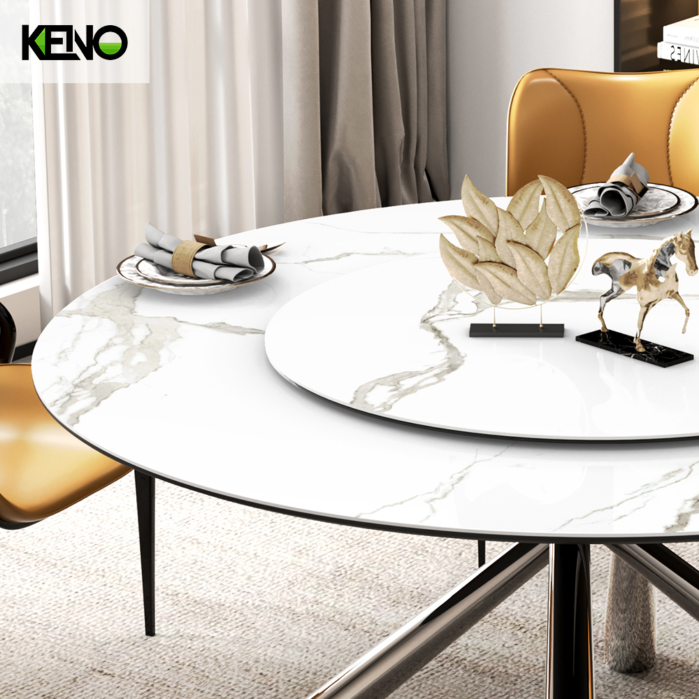Sintered Stone Dining Table Customization Home Furniture Factory Direct Wholesale for Hotel Use