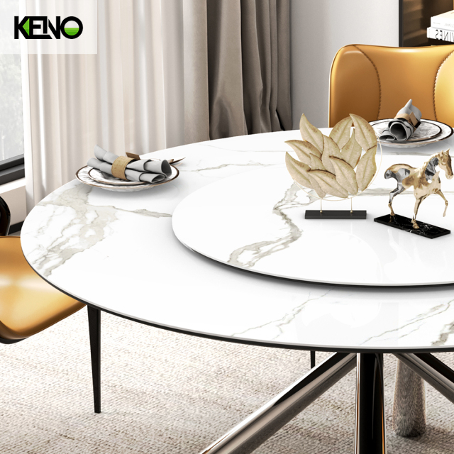 Sintered Stone Dining Table Customization Home Furniture Factory Direct Wholesale for Hotel Use