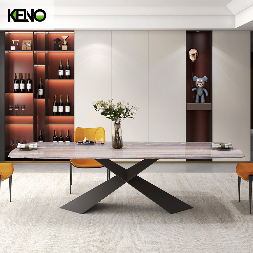 Dining Table Table Chair Combination Luxury Home Furniture for Apartment and Villa