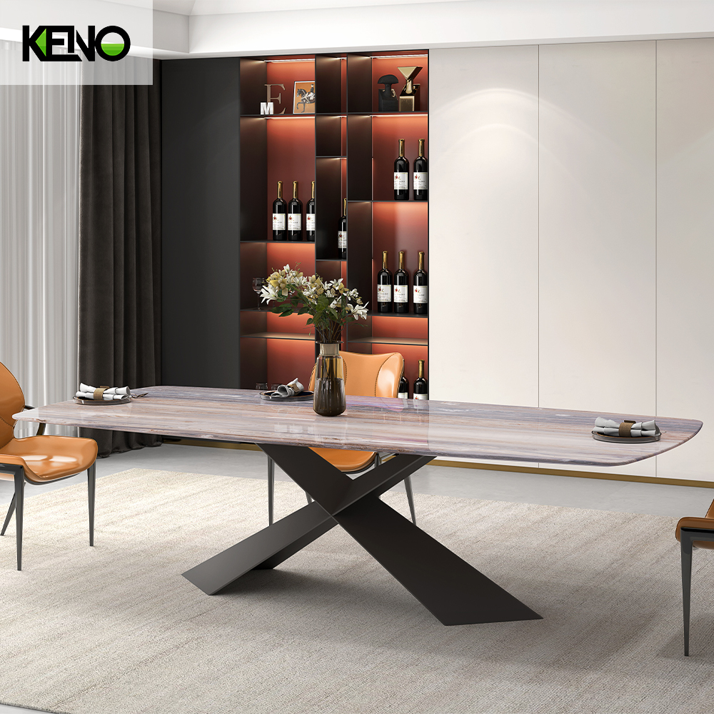 Dining Table Table Chair Combination Luxury Home Furniture for Apartment and Villa