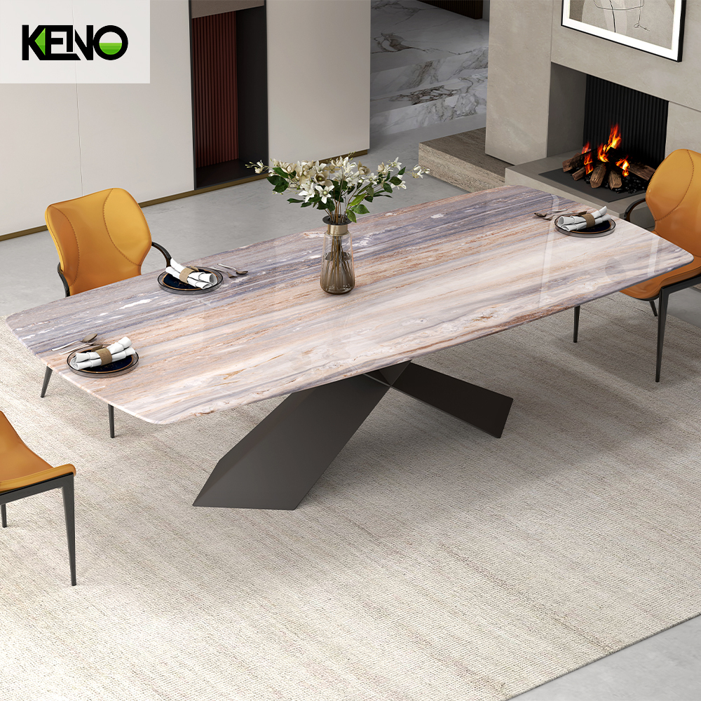 Dining Table Table Chair Combination Luxury Home Furniture for Apartment and Villa
