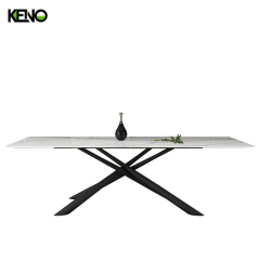 Sintered Stone Dining Table Modern Design Home Furniture with Comfortable Home Chair Set