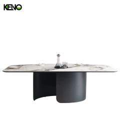 Sintered Stone Dining Table Modern Design Home Furniture with Comfortable Home Chair Set