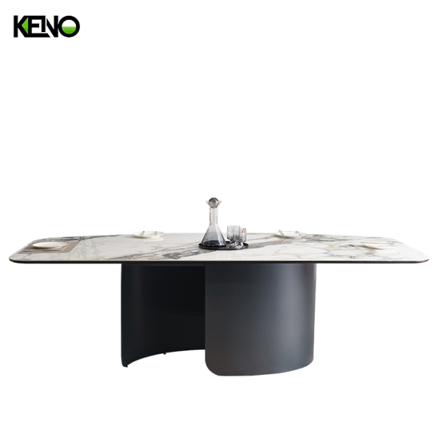 Sintered Stone Dining Table Modern Design Home Furniture with Comfortable Home Chair Set