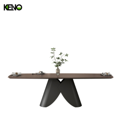 Wood Grain Dining Table Home Chair and Table Set Wholesale High-Quality Material