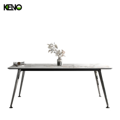 Sintered Stone Dining Table Keno Design Home Furniture for Commercial and Home Use