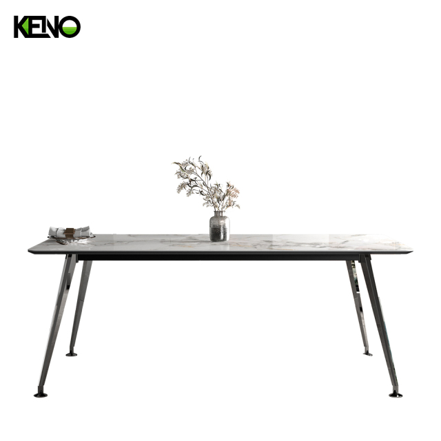 Sintered Stone Dining Table Keno Design Home Furniture for Commercial and Home Use