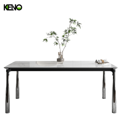 Dining Table Luxury Sintered Stone Home Furniture Set with Customization for Modern Dining Room