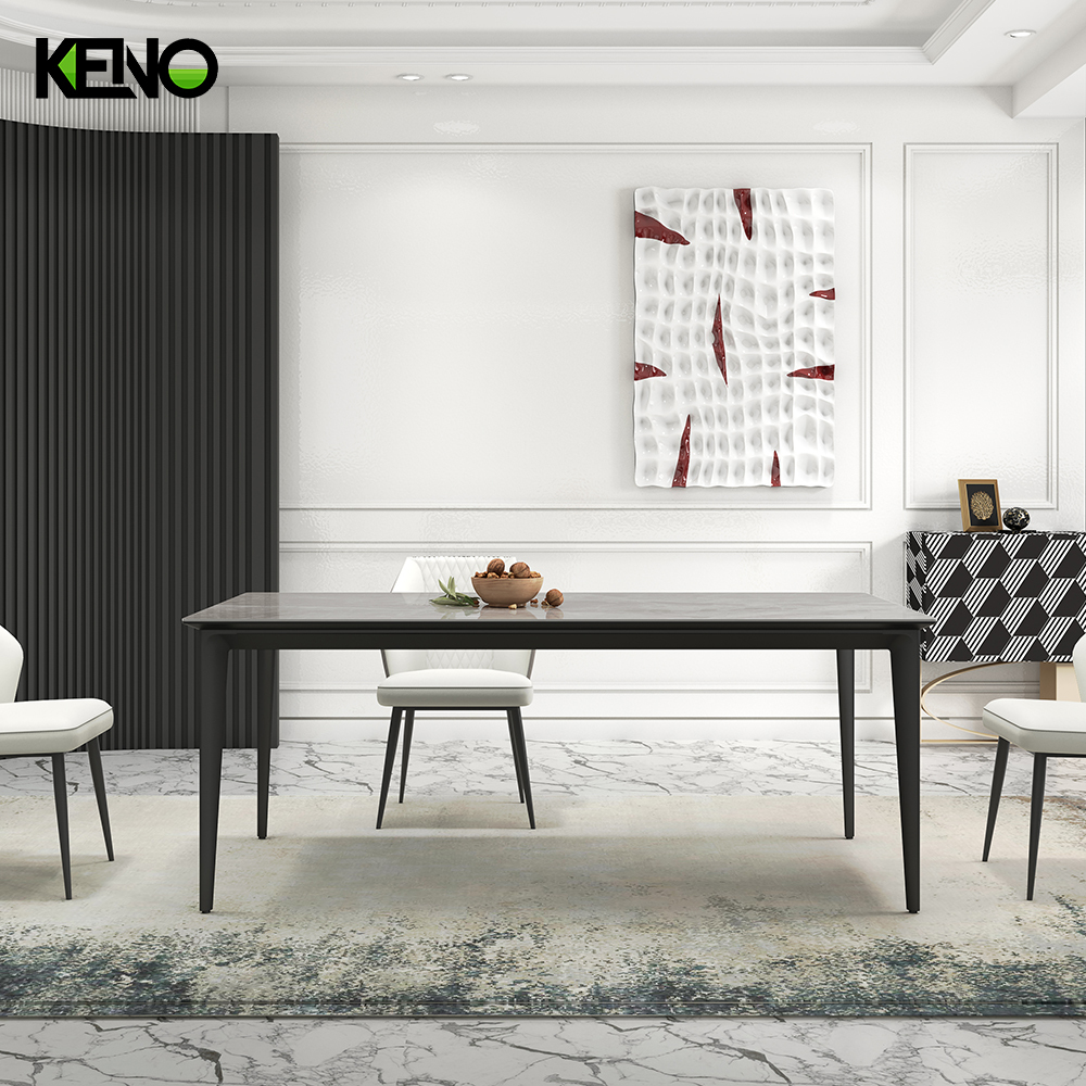 Dining Table Wholesale Sintered Stone Home Furniture with Durable Material and Stable Structure