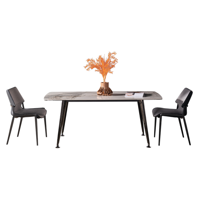 Dining Table Wholesale Sintered Stone Home Furniture Set with Comfortable Home Chair