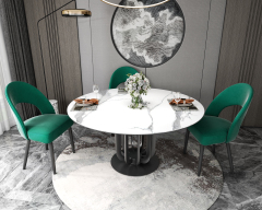 Dining Table Durable Home Furniture with Customizable Finish and Color