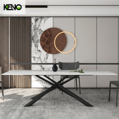 Sintered Stone Dining Table Modern Design Home Furniture with Comfortable Home Chair Set