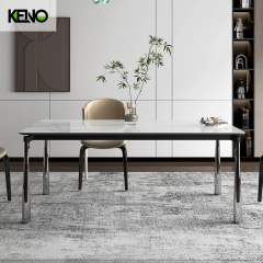 Dining Table Luxury Sintered Stone Home Furniture Set with Customization for Modern Dining Room