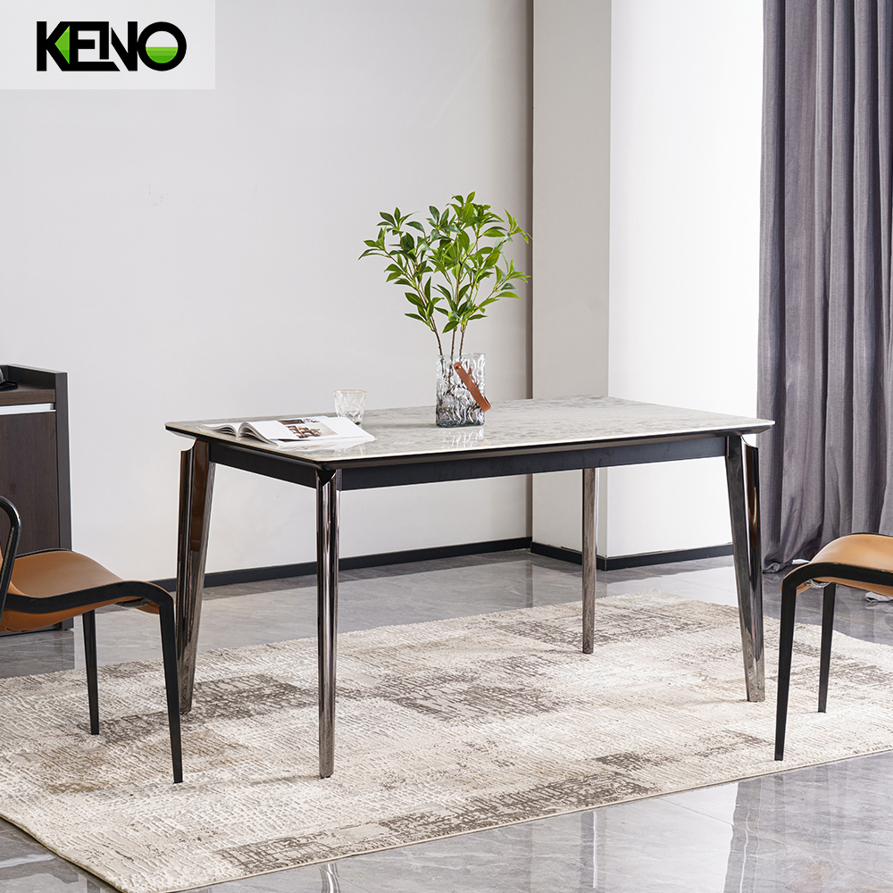 Dining Table Modern Design Hotel Furniture with Comfortable Home Chair