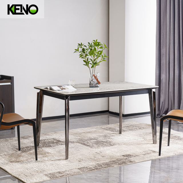 Dining Table Modern Design Hotel Furniture with Comfortable Home Chair