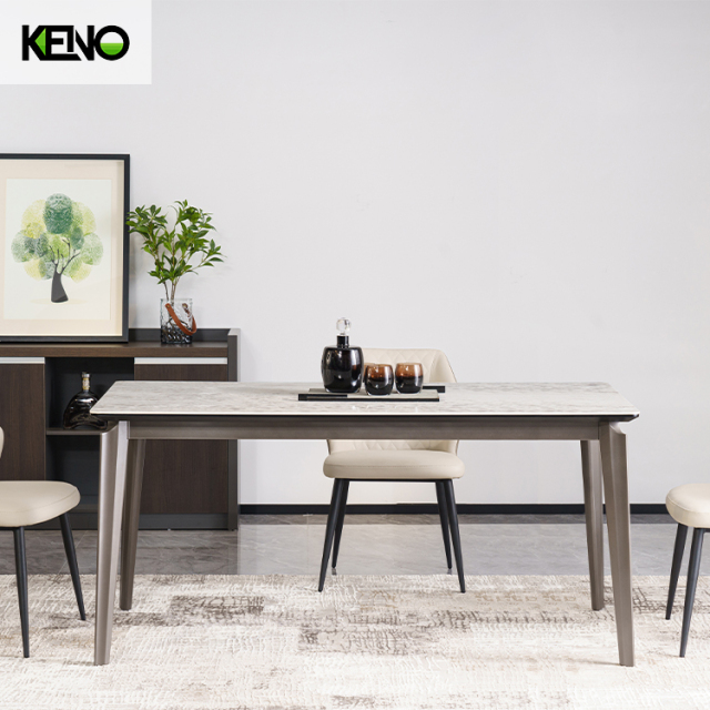 Dining Table Luxury Style Table Chair Set for Home and Restaurant Use