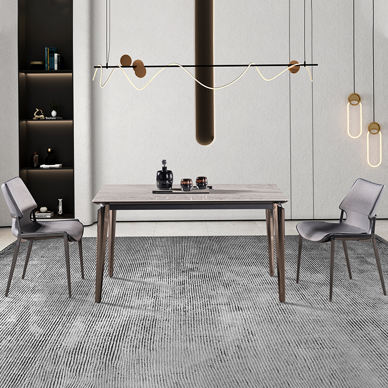 Dining Table Customized Sintered Stone Home Furniture for Villa and Commercial Space