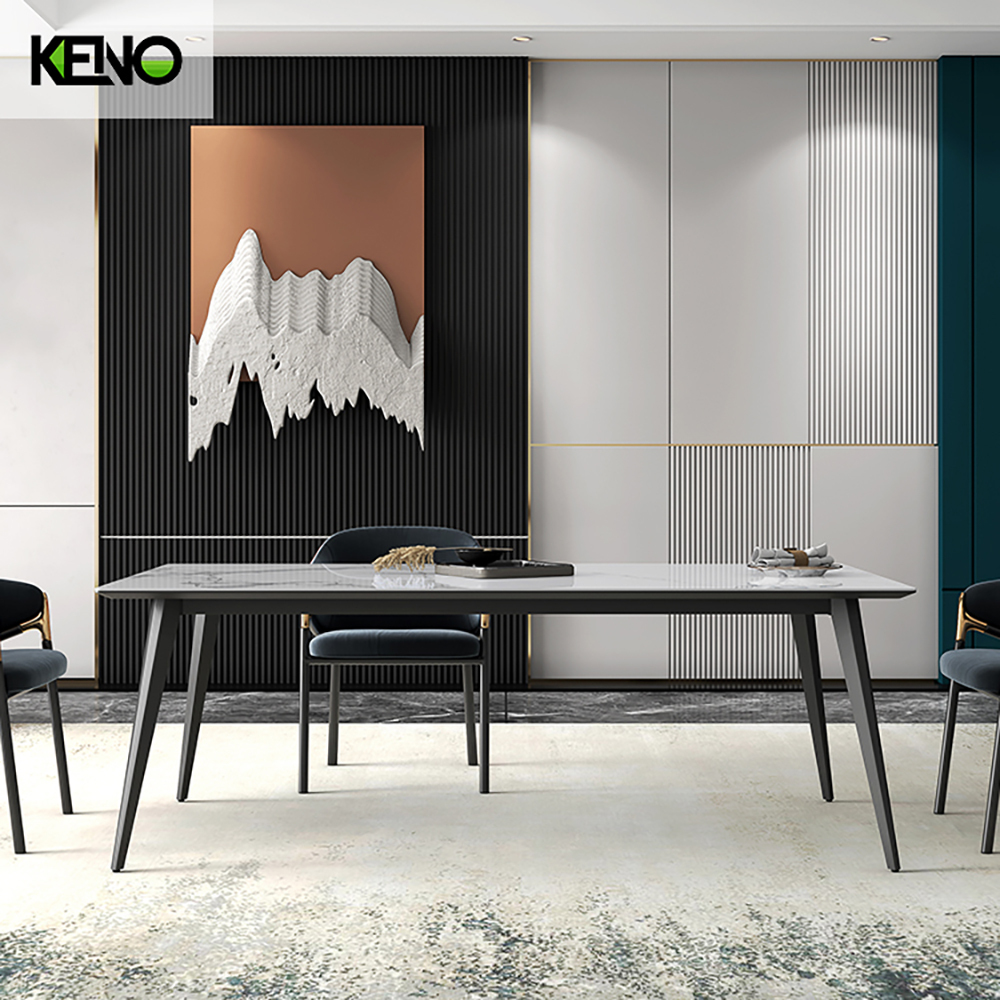 Dining Table Sintered Stone Table Chair Combination Wholesale for Hotel and Household
