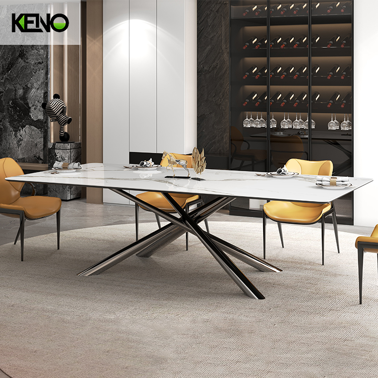 Sintered Stone Dining Table and Table Chair Set Wholesale from Factory for Hotel Use