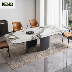 Sintered Stone Dining Table Modern Design Home Furniture with Comfortable Home Chair Set