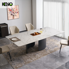 Sintered Stone Dining Table Luxury Style Home Furniture for Home and Hotel Decoration