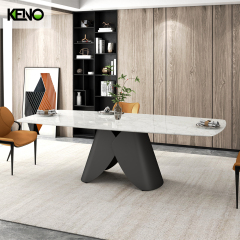 Marble Dining Table Customization Home Furniture for Restaurant and Dining Area