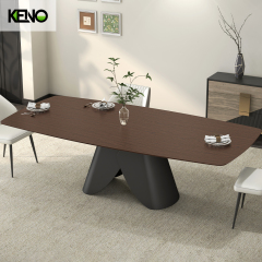 Wood Grain Dining Table Home Chair and Table Set Wholesale High-Quality Material