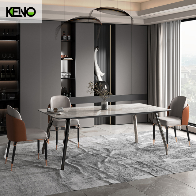 Sintered Stone Dining Table Keno Design Home Furniture for Commercial and Home Use