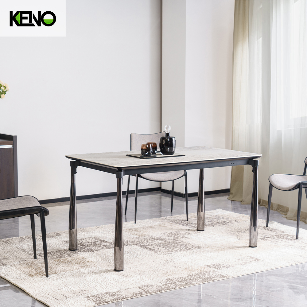 Dining Table Wholesale Sintered Stone Home Furniture Set with Comfortable Home Chair