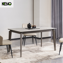 Dining Table Luxury Style Table Chair Set for Home and Restaurant Use