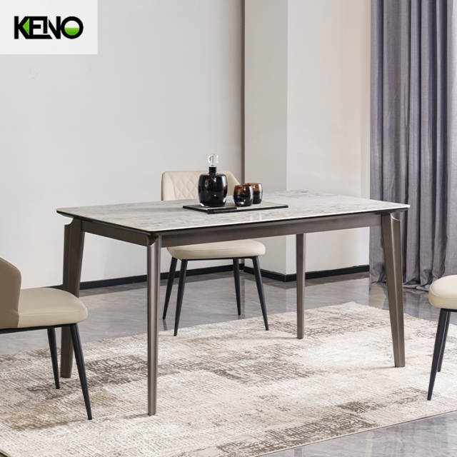 Dining Table Luxury Style Table Chair Set for Home and Restaurant Use