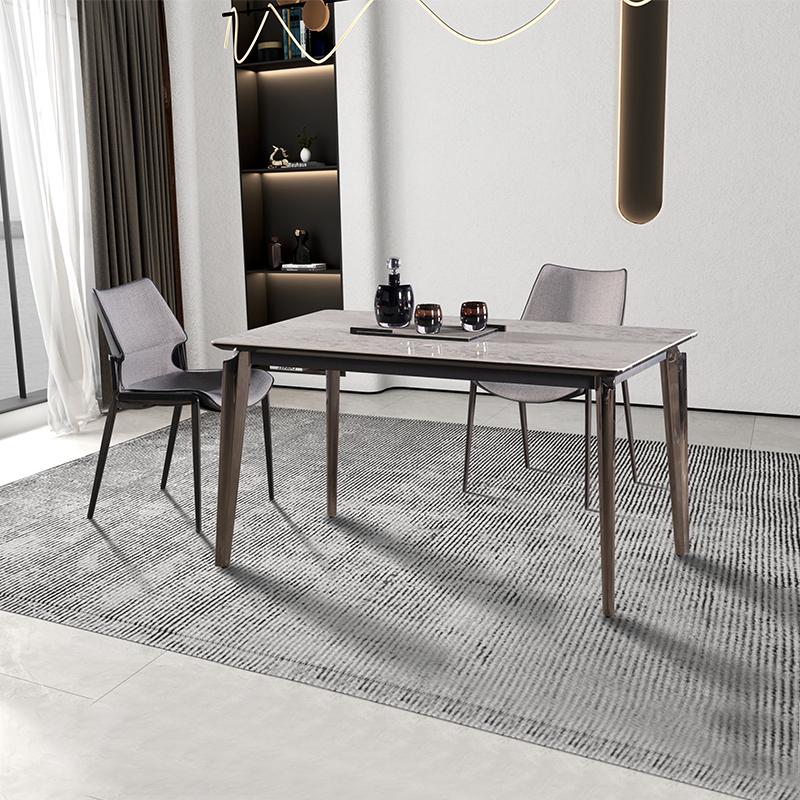 Dining Table Customized Sintered Stone Home Furniture for Villa and Commercial Space