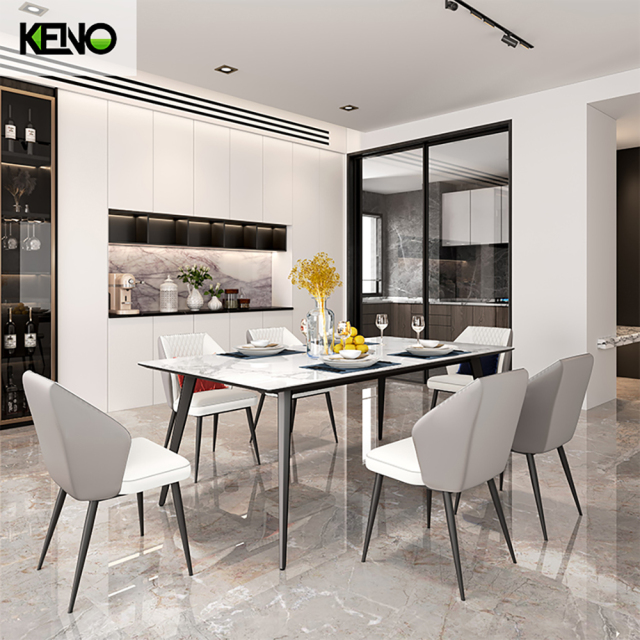 Dining Table Sintered Stone Table Chair Combination Wholesale for Hotel and Household