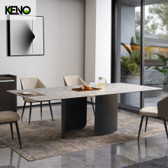 Sintered Stone Dining Table Luxury Style Home Furniture for Home and Hotel Decoration