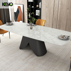 Marble Dining Table Customization Home Furniture for Restaurant and Dining Area