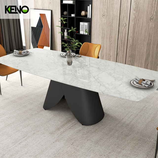 Marble Dining Table Customization Home Furniture for Restaurant and Dining Area