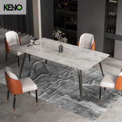 Sintered Stone Dining Table Keno Design Home Furniture for Commercial and Home Use