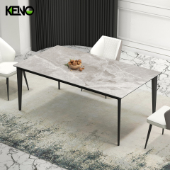 Dining Table Wholesale Sintered Stone Home Furniture with Durable Material and Stable Structure
