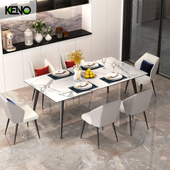 Dining Table Sintered Stone Table Chair Combination Wholesale for Hotel and Household