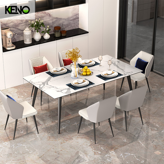 Dining Table Sintered Stone Table Chair Combination Wholesale for Hotel and Household