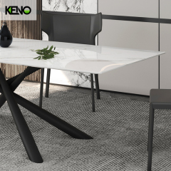 Sintered Stone Dining Table Modern Design Home Furniture with Comfortable Home Chair Set